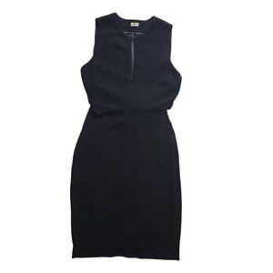 L'Agence Black Bodycon Midi Dress Size 4